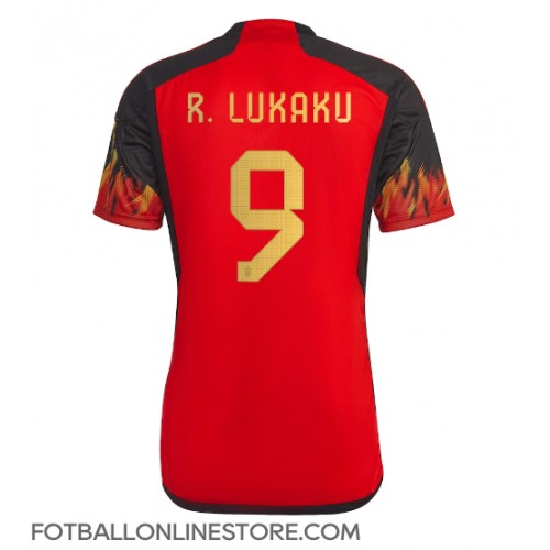 Billige Belgia Romelu Lukaku #9 Hjemmetrøye VM 2022 Kortermet